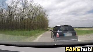 Unregistered driver gets fucked by a fake cop in uniform, part 1