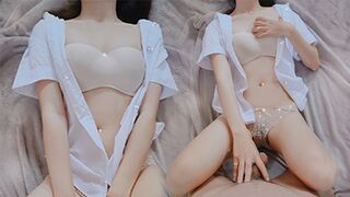 Skinny Asian teen from Thailand getting fucked hard by her lucky boyfriend
