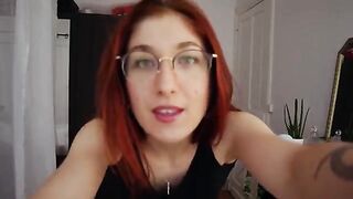 Fitness girl Trish Collins tries on sexy underwear and shows her body in them