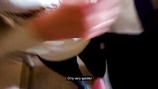 Guy fucked a girl in the stairwell while her parents were at home, wild!