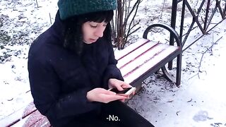 A beautiful girl helped a stranger and got intimate in return