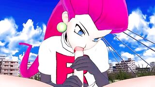 Jessie Team Rocket wants to fuck your rocket Pokémon