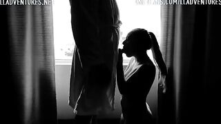 An amateur couple fucks without any barriers during the quarantine