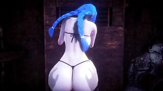 POV of a guy who jinxed a hot League of Legends girl in a steamy scene