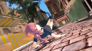 Kobayashi and Iruru have a date with an invisible girl