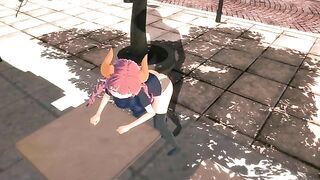Kobayashi and Iruru have a date with an invisible girl