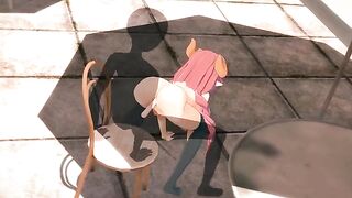 Kobayashi and Iruru have a date with an invisible girl