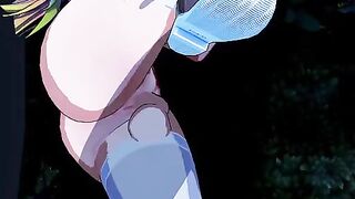 Shura Kirigakure in 3D animated hentai action