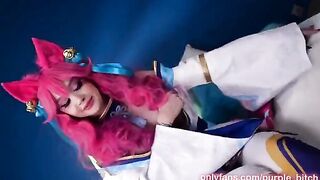 Spirit Blossom Ahri gets her pussy filled with cock in a hot scene