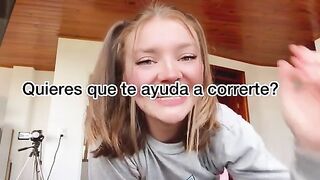 Babe shows her big ass in JOI action, a spicy Spanish treat with subtitles!
