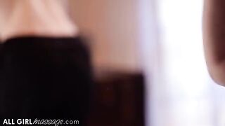 A masseuse helped her client, Lena Paul, achieve intense pleasure with Evelyn Claire