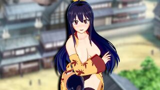 Hentai anime Edens Zero featuring Homura Kougetsu in a steamy scene