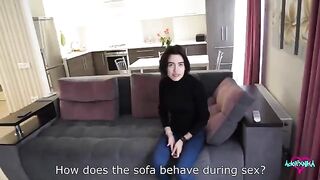 A real estate girl agreed to fuck her client in a steamy affair