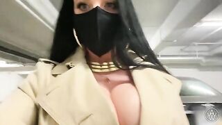 Babe fucked outdoors in anal sex tape with a big dick