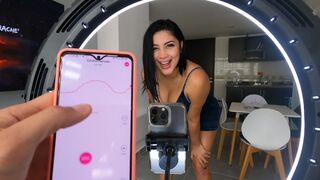 I tried the public challenge with Lush while driving, just like Martina!