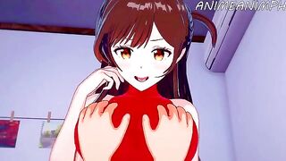 Chizuru Mizuhara gets fucked hard in this rent a girlfriend hentai