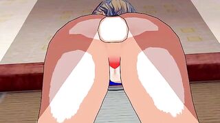 Rebecca Bluegarden gets fucked in an animated hentai scene