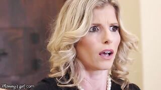 The stepdaughter of a rich widow, played by the stunning Cory Chase, is in a tough spot and needs her stepmom’s help to sort out a significant inheritance issue tied to her college situation. Known for her commanding presence and fierce Femdom energy, Cor