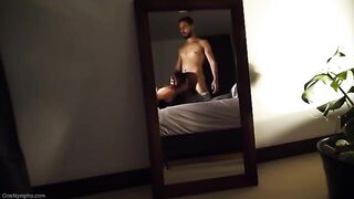 A beautiful woman made a stunning surprise for me and fulfilled my desires