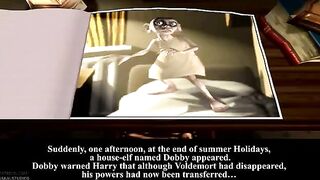 The Nasty Harry Potter meets Ginni, the sexy sister in a steamy 3D encounter