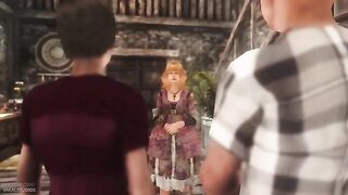 The Nasty Harry Potter meets Ginni, the sexy sister in a steamy 3D encounter