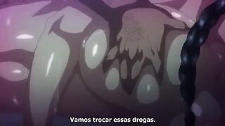 Hentai anime Jashin Shoukan Inran Kyonyuu Oyako Ikenie Gishiki Ep.2