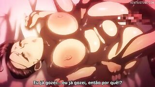 Hentai anime Jashin Shoukan Inran Kyonyuu Oyako Ikenie Gishiki Ep.2