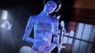 A compilation of dead by daylight scenes with sexy characters in 3D