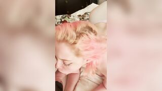 I gave my husband a blowjob and he came on my face