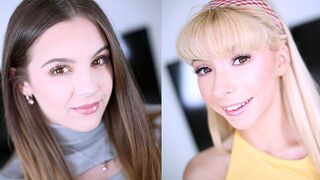 Kenzie Reeves and Devon Green show off their oral talents at an audition scene