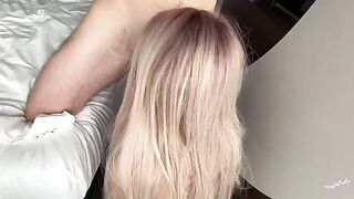 The guy came too early, but brought his girlfriend to orgasm after ejaculation