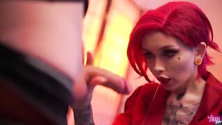 The hottest cosplay girl Vi from Arcane gets fucked in the kinkiest way