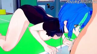 Xenovia Quarta gets fucked hard by a big dick in this hot High School DxD scene
