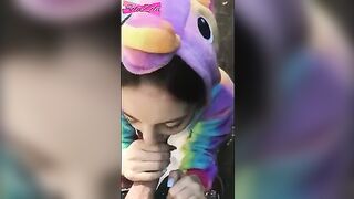 A prank with a girl ran away and was fucked outdoors