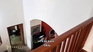 She was fucked by her stepbrothers while participating in a family conversation