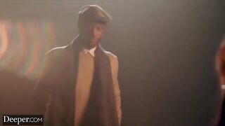A sultry singer, Alexia Anders, gets passionately taken by Anton in a steamy scene