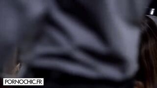 Submissive Claire Castel at the mercy of guys in an orgy
