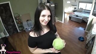 A cum obsessed sister-in-law getting wild and doing it like a slut