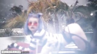 Goth princess Arya Fae gets her tight ass gapped hard in this steamy scene