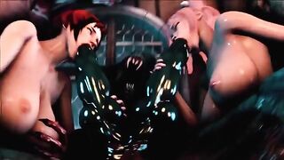 Hentai 3D uncensored Full Moon 2 Gangbang - a compilation of wild 3D hentai scenes