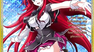 Rias welcomes her new servant - a spicy hentai JOI treat for you
