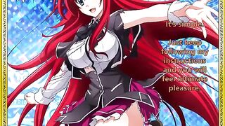 Rias welcomes her new servant - a spicy hentai JOI treat for you