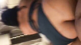 Asian momma with big ass gets fucked in Miami by a huge cock