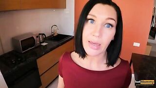 The stepson found his mom handcuffed and saved her, embodying real orgasm's raw energy