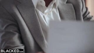 The girl is crazy about her friend's boss in HD