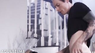 Owen Gray stuffs the butt of goth Charlotte Sartre with cum