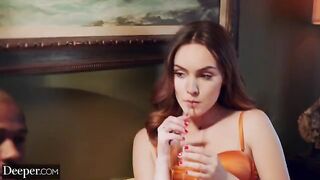 A girl knows how to get her man's full attention for sex