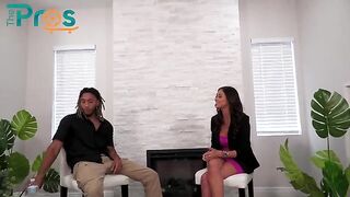 The Pros Episode 01 - Armani Black and Derek Savage, showcasing intense interracial action