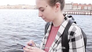 The guy did not expect to see a girl in such an enticing attire on their first date