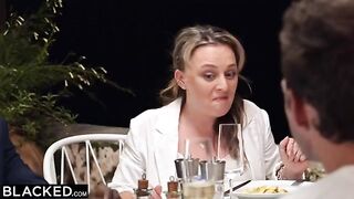 Naughty Stefany fucks with the brother of her boyfriend in a steamy scene